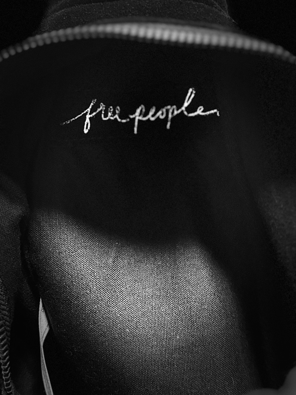 Free People Black Suede Sling Bag - Picture 5 of 5
